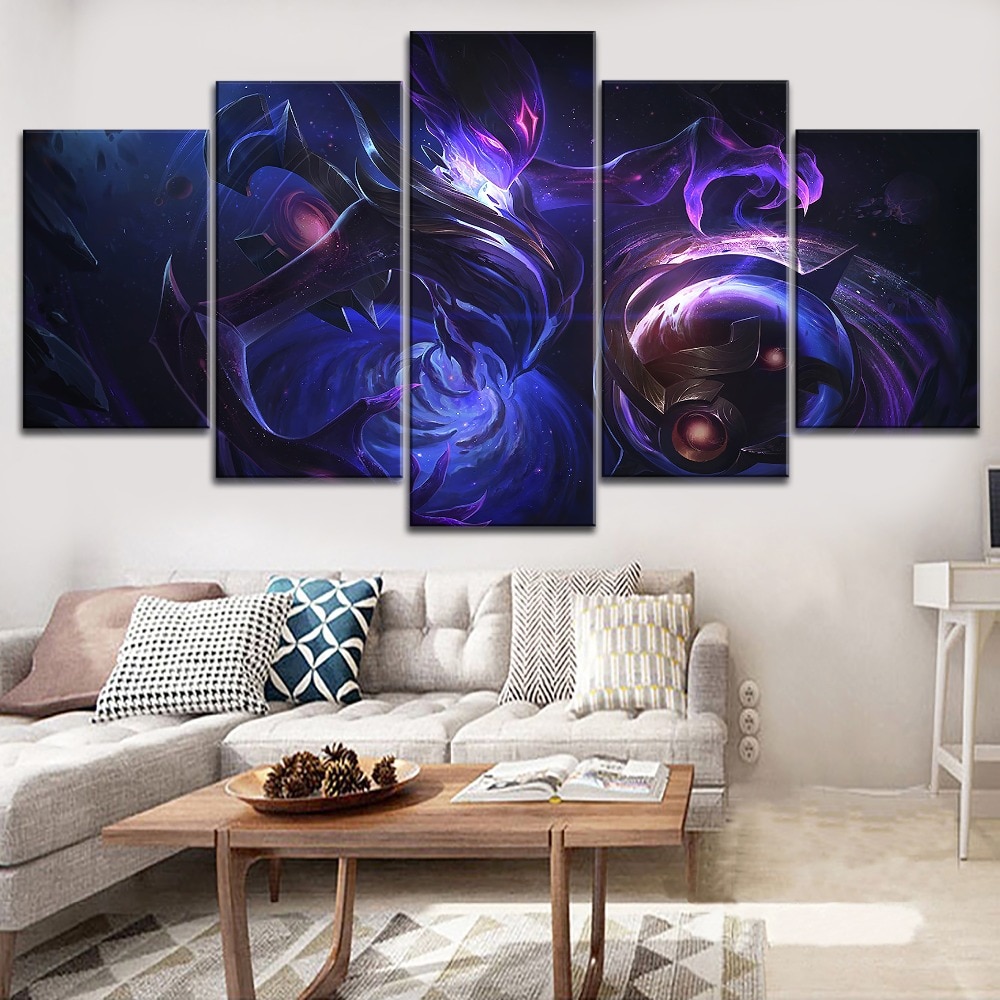 5 Piece League Of Legends Orianna On Canvas Printing Modern Type Style Home Decorative Wall Artwork Modular Pictures - 4