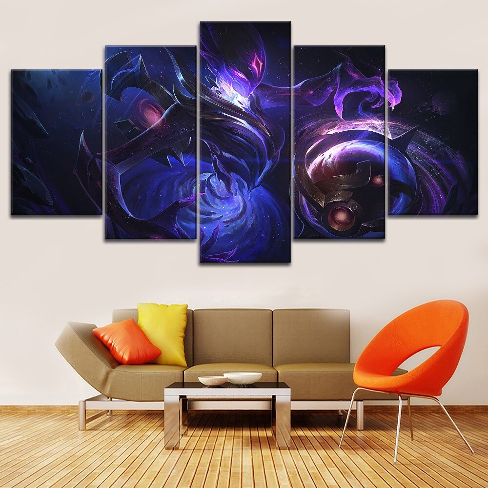 5 Piece League Of Legends Orianna On Canvas Printing Modern Type Style Home Decorative Wall Artwork Modular Pictures - 3