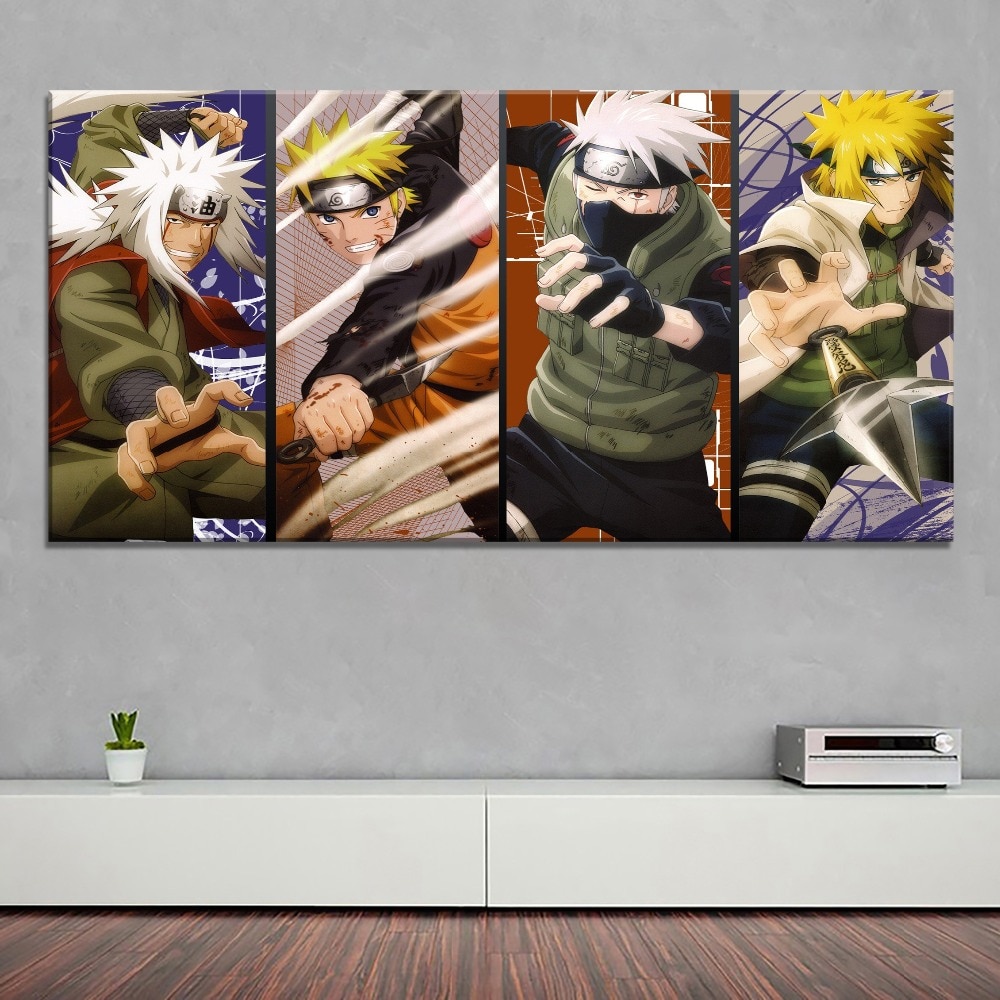 1 Panel Naruto Shippuden Poster Modern Home Decorative Wall Artwork Canvas Hd Printing Types Animation Large Picture - 2