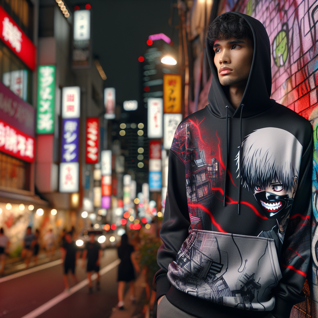 Exploring the Aesthetic Appeal of the Tokyo Ghoul Kaneki Hoodie: A Must-Have for Anime Fans  