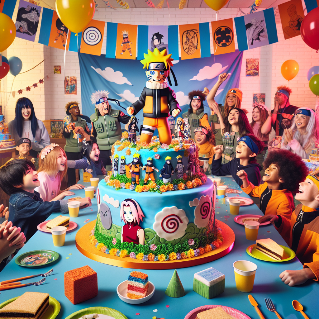 Naruto-themed Cake Topper Ideas for Kids Birthday Parties  