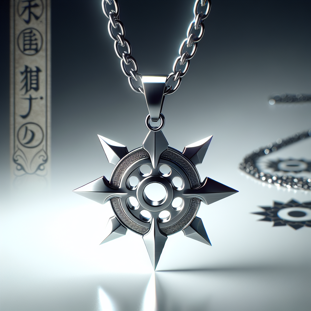 Explore the Unique Anime Jewelry for Naruto Fans: The Shuriken Darts Necklace