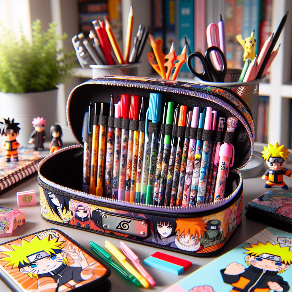 Organizing Stationery with a Naruto Inspired Pencil Case: Practical Benefits  