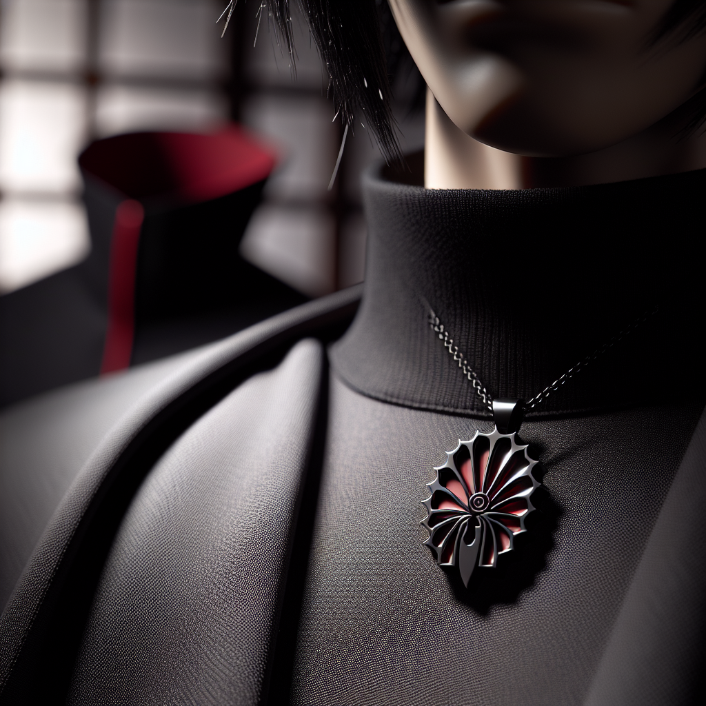 Exploring the Design and Symbolism of the Uchiha Itachi Black Pendant Necklace  