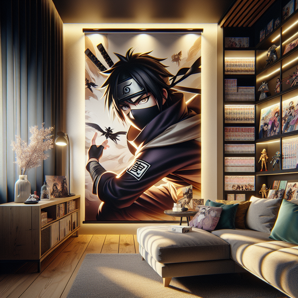 Discover the Allure of Naruto Hatake Kakashi Wall Scroll Home Decor for Anime Fans  