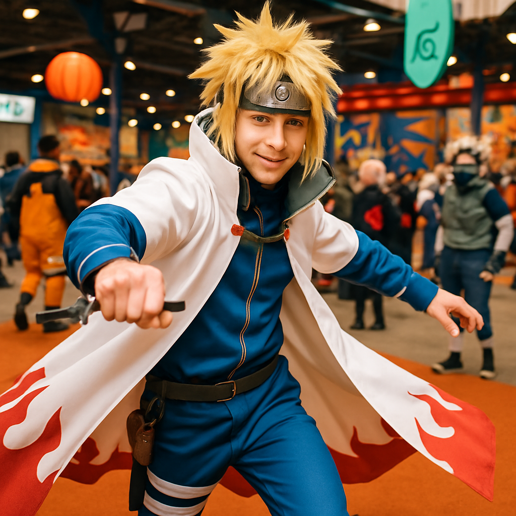 Immerse Yourself in the World of Naruto with This Detailed Yondaime Hokage Outfit for Anime Conventions Immerse Yourself in the World of Naruto with This Detailed Yondaime Hokage Outfit for Anime Conventions