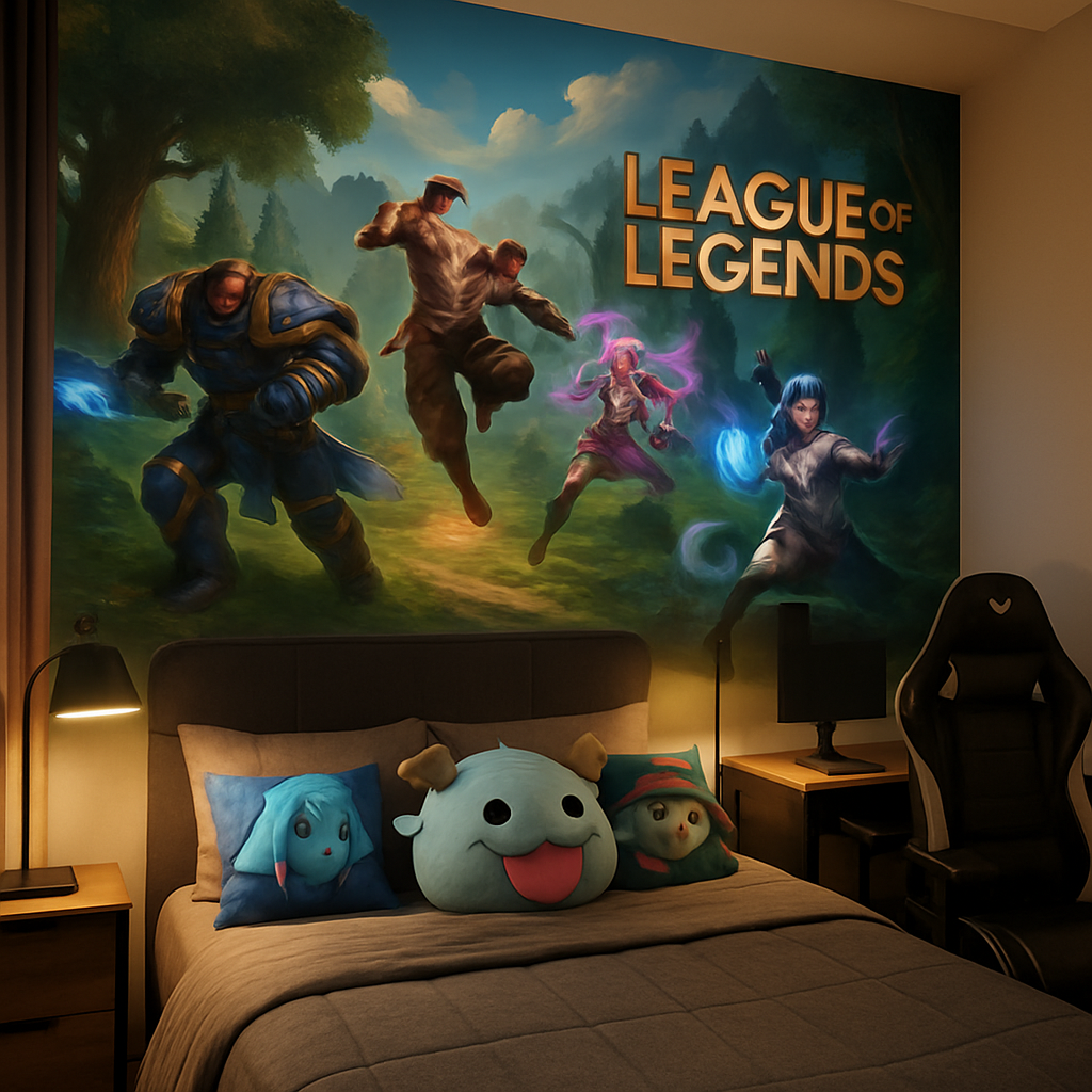 Transform Bedroom Decor with League of Legends Photo Murals: A New Dimension of Style Transform Bedroom Decor with League of Legends Photo Murals: A New Dimension of Style