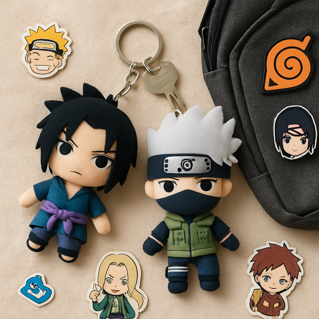 Sasuke and Kakashi Keychain Accessories: Perfect for Personalizing Your Bags  