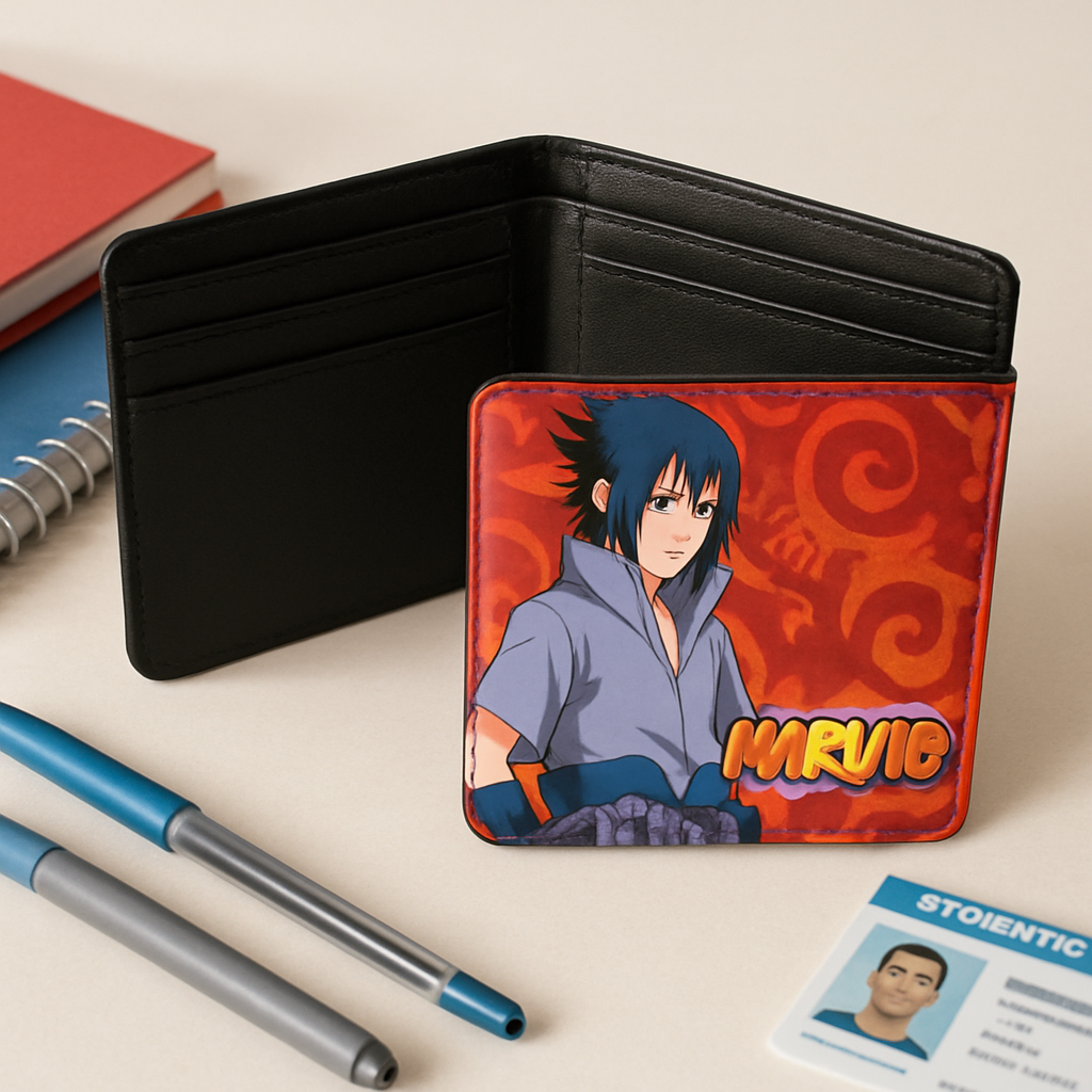 Stylish Naruto-themed Bifold Wallet for Students: A Perfect Blend of Fashion and Functionality  